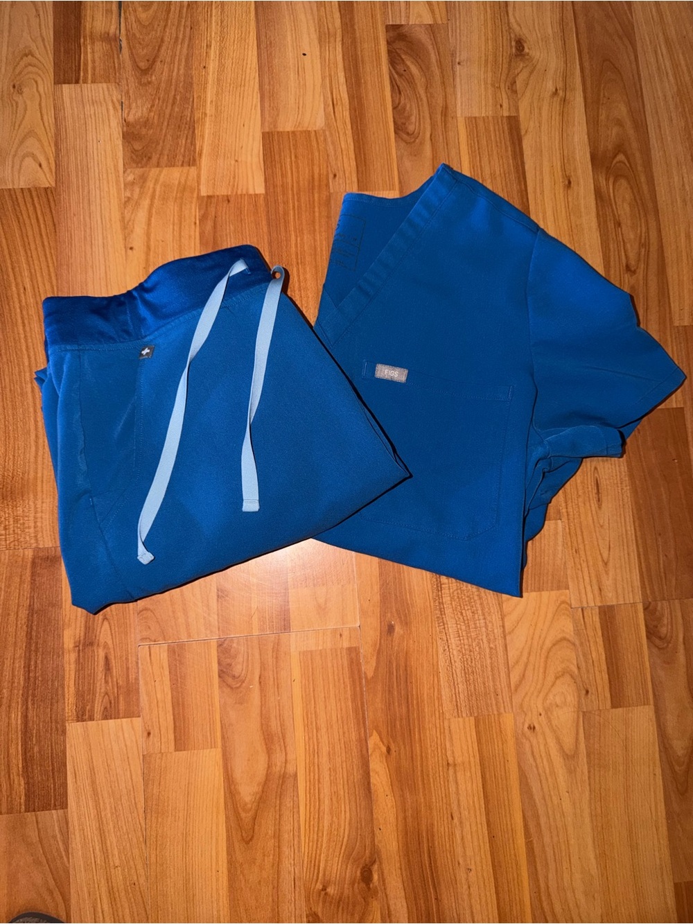 Figs Women's Scrub Set in Royal Blue